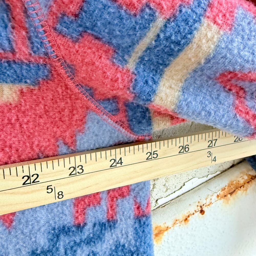 Vtg Aztec Robe Blanket Duster Southwestern Housec… - image 7